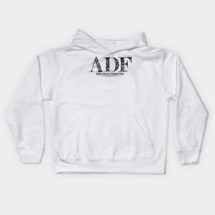 ADF Anna Delvey Foundation Scribbled Logo Kids Hoodie